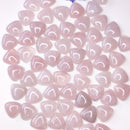Trillion Rose Quartz Cabochon - Anima Mundi Crystals
