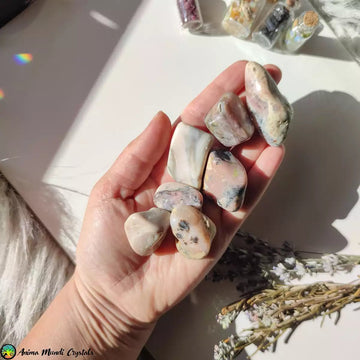 Tumbled Peruvian Pink Opal - Anima Mundi Crystals