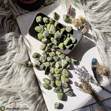 Tumbled Serpentine Stone - Anima Mundi Crystals