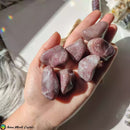 Tumbled Strawberry Quartz Crystals - Anima Mundi Crystals