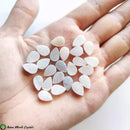 White Druzy Agate Cabochons - Anima Mundi Crystals