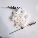 White Druzy Agate Cabochons - Anima Mundi Crystals