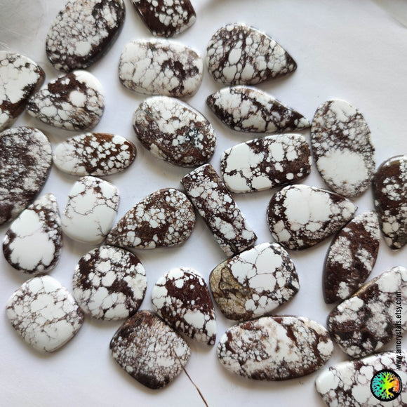 Wild Horse Magnesite Cabochons - Anima Mundi Crystals