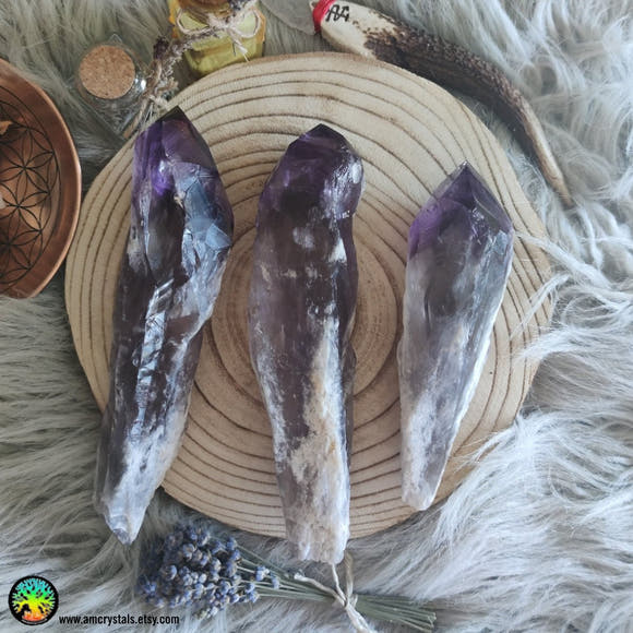 XL Amethyst Wands - Anima Mundi Crystals